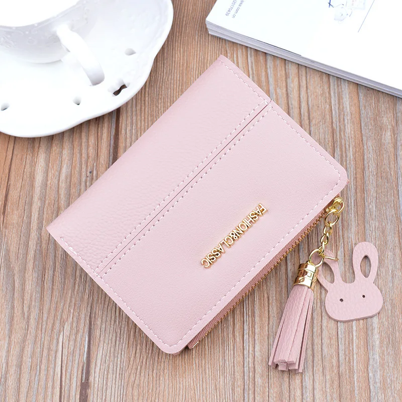 Women Wallets Girls Short Lady Zipper Hasp Coin Purse Tassel Woman Clutch Purses Cards Holder Wallet Billfold Burse Bags Pocket
Women Wallets Girls Short Lady Zipper Hasp Coin Purse Tassel Woman Clutch Purses Cards Holder Wallet Billfold Burse Bags Pocket