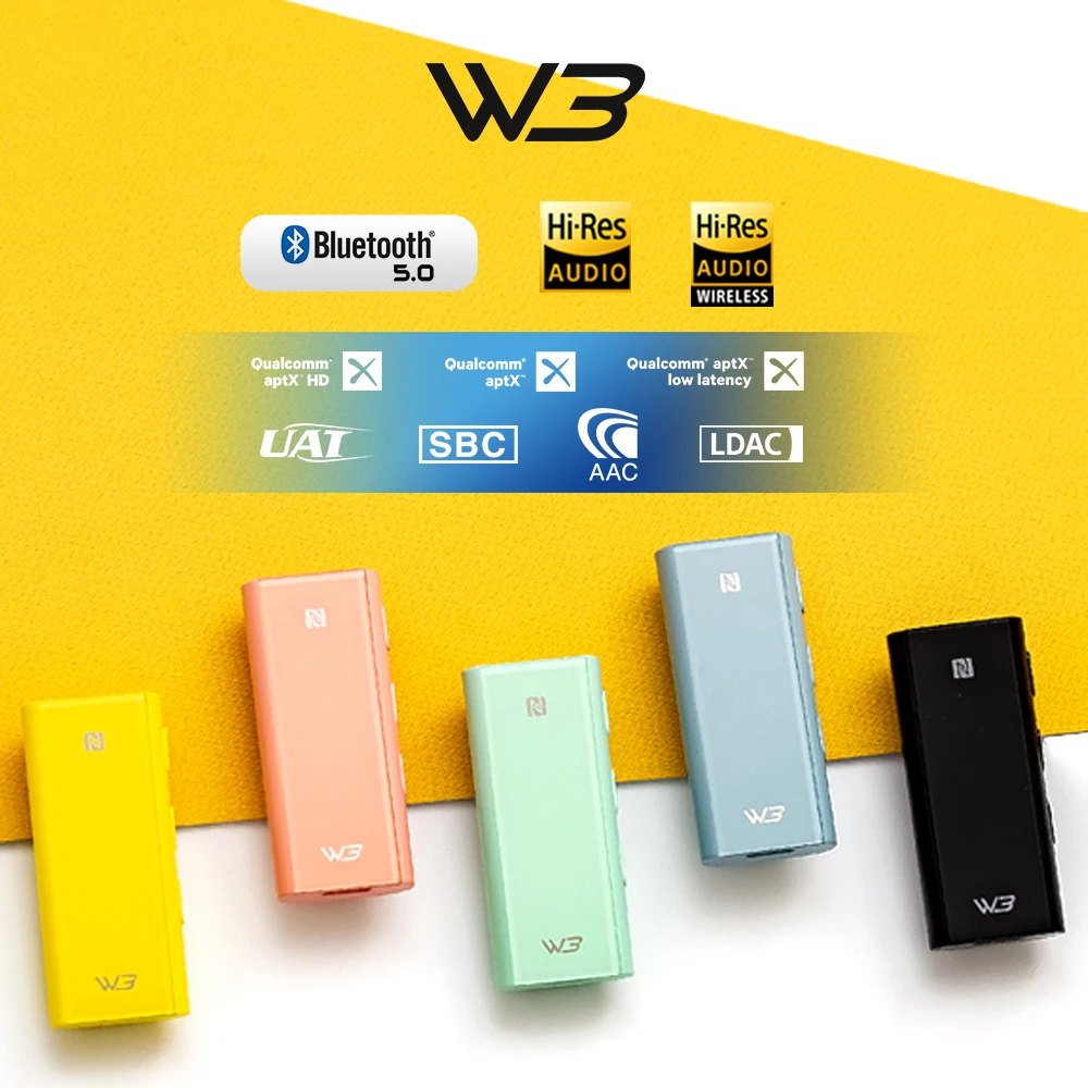 HiBy W3 USB DAC 3.5mm Wireless Bluetooth Headphone Amplifier receiver AK4377 UAT APTX HD LDAC CSR8675 Bluetooth 5.0 chipset
HiBy W3 USB DAC 3.5mm Wireless Bluetooth Headphone Amplifier receiver AK4377 UAT APTX HD LDAC CSR8675 Bluetooth 5.0 chipset