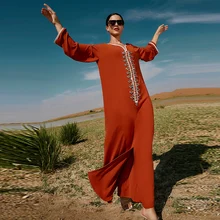 Ramadan Red Kaftan Abaya Saudi Arabia Dubai Turkey Islam Pakistan Muslim Long Dress Abayas For Women Caftan Robe Musulmane Femme
Ramadan Red Kaftan Abaya Saudi Arabia Dubai Turkey Islam Pakistan Muslim Long Dress Abayas For Women Caftan Robe Musulmane Femme