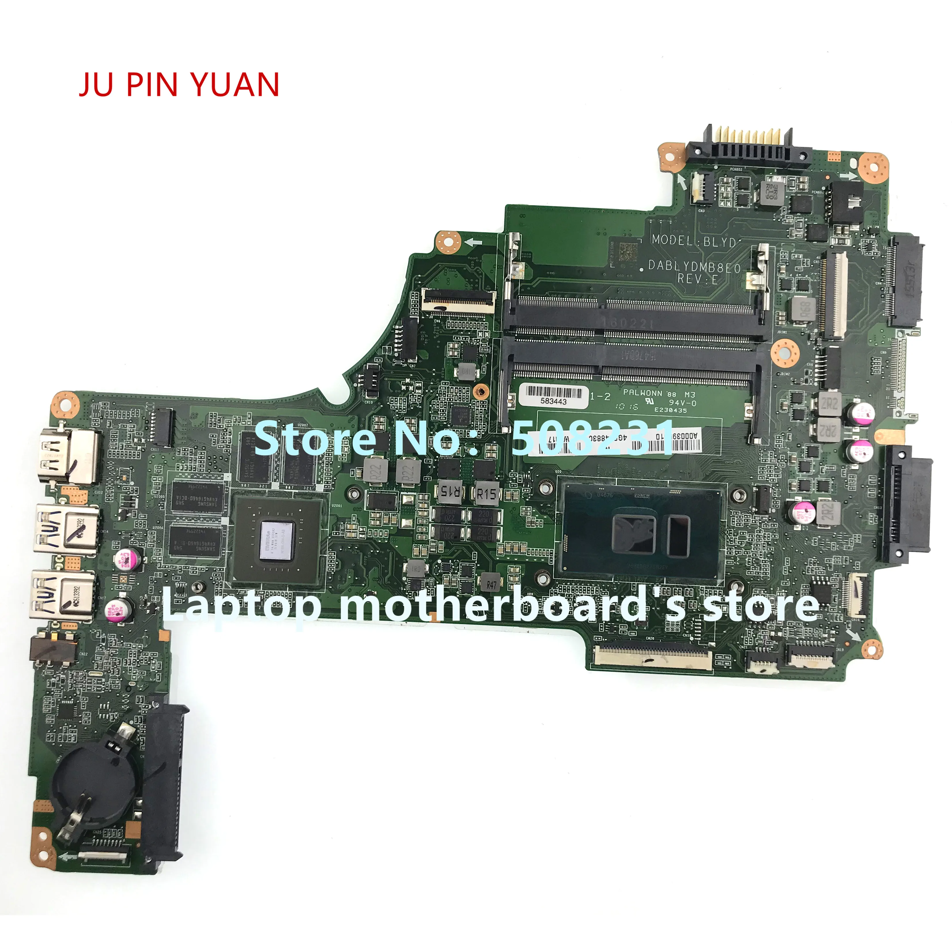 A000395910 DABLYDMB8E0 For TOSHIBA Satellite P55T P55T-C L50-C Laptop Motherboard SR2EY I5-6200U CPU 930M GPU Fully Tested
A000395910 DABLYDMB8E0 For TOSHIBA Satellite P55T P55T-C L50-C Laptop Motherboard SR2EY I5-6200U CPU 930M GPU Fully Tested