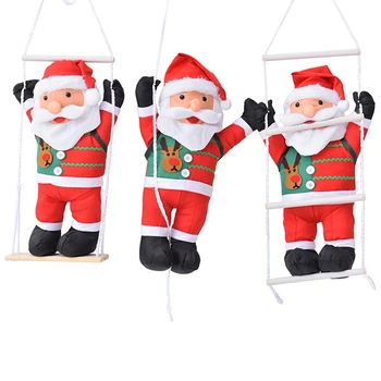 Christmas Decoration Santa Claus Climbing on Rope for Indoor/Outdoor Wall Window Hanging Xmas Ornament Decor 
Christmas Decoration Santa Claus Climbing on Rope for Indoor/Outdoor Wall Window Hanging Xmas Ornament Decor