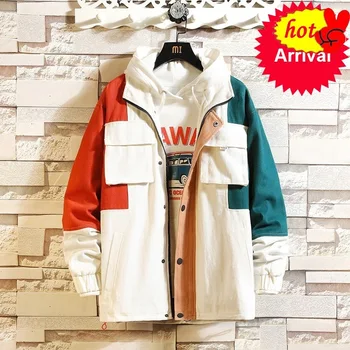 Jackets Men Bomber 2020 Streetwear Windbreaker Korean Casual Autumn Spring Baseball Jackets
Jackets Men Bomber 2020 Streetwear Windbreaker Korean Casual Autumn Spring Baseball Jackets