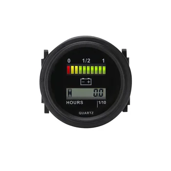 Gauge Car Battery Indicator Charge Status Tool Universal With Hour Meter Motorcycle LCD Durable Measuring Led Black ABS Round
Gauge Car Battery Indicator Charge Status Tool Universal With Hour Meter Motorcycle LCD Durable Measuring Led Black ABS Round