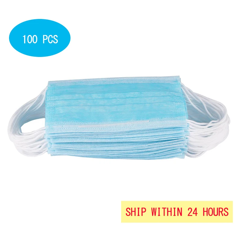 High Quality 100/200pcs Face Mouth Mask Disposable 3 Layers Masks Dustproof Prevent Droplets Anti Virus Bacteria Proof Mask
High Quality 100/200pcs Face Mouth Mask Disposable 3 Layers Masks Dustproof Prevent Droplets Anti Virus Bacteria Proof Mask