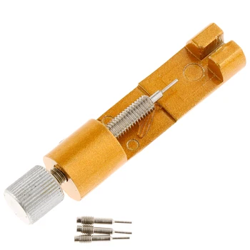 Adjuster Opener Repair Remover Watchmaker Tool De-chain Repair Watchband with 3 Extra Pins for Watchmaker