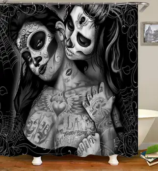 Anime Skull 3D Printed Shower Curtains Bathroom Curtain Fabric Funny Waterproof Shower Curtain Macrame Cortinas Home Decoration
Anime Skull 3D Printed Shower Curtains Bathroom Curtain Fabric Funny Waterproof Shower Curtain Macrame Cortinas Home Decoration