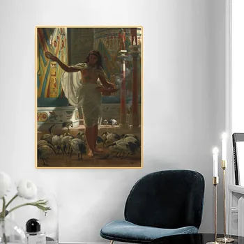 Citon Canvas Painting Edward John Poynter《Feeding the Sacred Ibis in the Halls of Karnac》World Famous Picture Home Decoration
Citon Canvas Painting Edward John Poynter《Feeding the Sacred Ibis in the Halls of Karnac》World Famous Picture Home Decoration