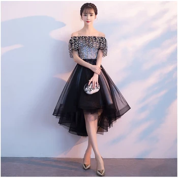Evening dress women 2020 off shoulder Bridesmaid cocktail of sweety girl graduation dress 200225-1 
Evening dress women 2020 off shoulder Bridesmaid cocktail of sweety girl graduation dress 200225-1