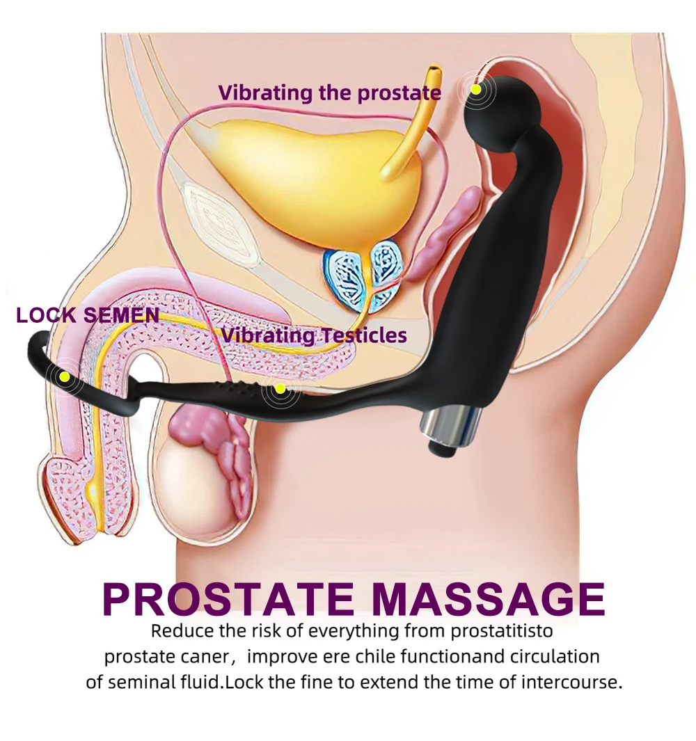 Male Prostate Massager Anal Plugs Vibrator Silicone Butt Plug For Men buttplug Delay Ejaculation Ring Vibrators Sex Toys For Men 10 H48dd1ce4d3df40abbd5888b36c5d6434M