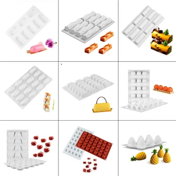 27 / Species cake silicone mold multiple shapes mousse cake chocolate fudge 3D mold French dessert baking mold cake decoration
27 / Species cake silicone mold multiple shapes mousse cake chocolate fudge 3D mold French dessert baking mold cake decoration