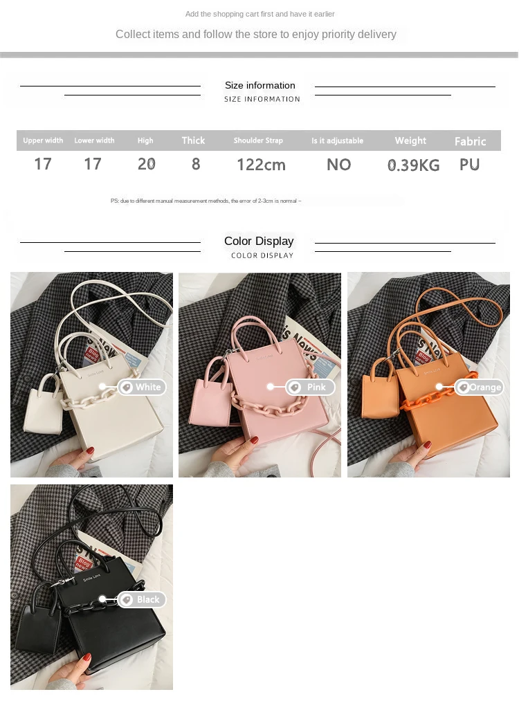 С доставкой Acryl Candy Farbe Kette Designer PU Leder Umhängetaschen Frauen 2021 Winter Branded Trendy Schulter Handtasche Totes С доставкой Acryl Candy Farbe Kette Designer PU Leder Umhängetaschen Frauen 2021 Winter Branded Trendy Schulter Handtasche Totes