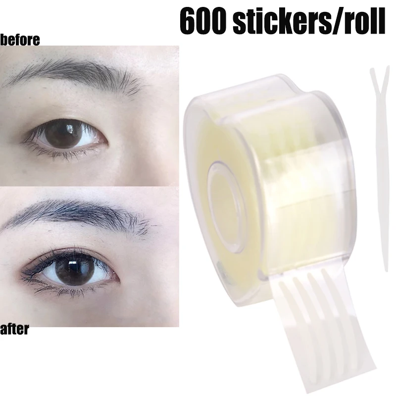 600 Rolls/roll Double Eyelid Stickers Heart-shaped Roll Fiber Transparent Double-sided Adhesive Eyelid Makeup Stickers Tools
600 Rolls/roll Double Eyelid Stickers Heart-shaped Roll Fiber Transparent Double-sided Adhesive Eyelid Makeup Stickers Tools