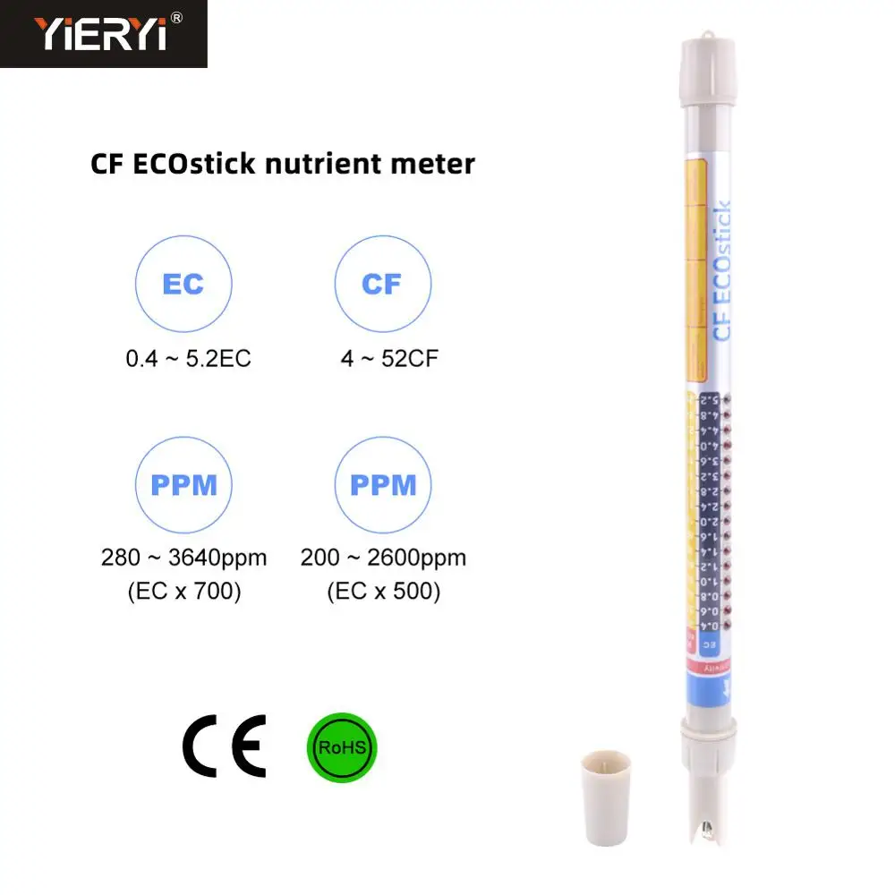Yieryi New Water Quality Test Pen EC Meter Automatic Switch EC/ppm/CF Meter Horticulture Truncheon Nutrient Ordinary Or Platinum
Yieryi New Water Quality Test Pen EC Meter Automatic Switch EC/ppm/CF Meter Horticulture Truncheon Nutrient Ordinary Or Platinum