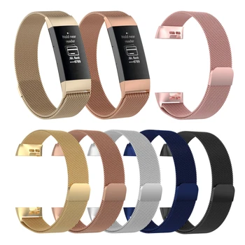 Stainless Metal Strap Band for Fitbit Charge 3 Magnetic Smart Strap Wrist Strap Bracelet
Stainless Metal Strap Band for Fitbit Charge 3 Magnetic Smart Strap Wrist Strap Bracelet