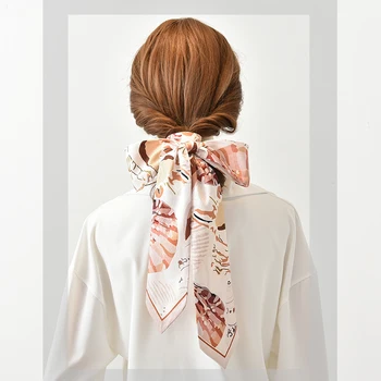 Fashion Niche Design Long Small Silk Scarf Women Spring And Autumn French Ribbon Print Bag Bandage C131
Fashion Niche Design Long Small Silk Scarf Women Spring And Autumn French Ribbon Print Bag Bandage C131