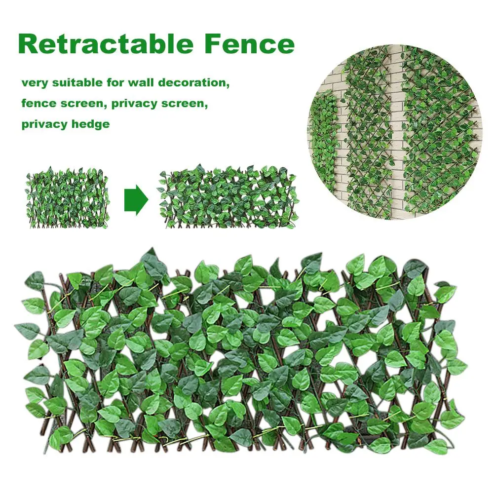 Expanding Trellis Fence Retractable Fence Artificial Garden Plant Fence UV Protected Privacy Screen For Garden Backyard Decor
Expanding Trellis Fence Retractable Fence Artificial Garden Plant Fence UV Protected Privacy Screen For Garden Backyard Decor
