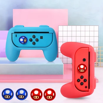 6 IN 1 Comfortable Handle Grip Joy-con Holder Game Controller Joystick Protector Analog Thumb Grip Caps For Nintend NS Switch
6 IN 1 Comfortable Handle Grip Joy-con Holder Game Controller Joystick Protector Analog Thumb Grip Caps For Nintend NS Switch