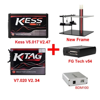 Newest Kess V2 V2.47 V5.017 + KTAG v2.34 v7.020 ECU chip programmer+ Fgtech galletto 4 master v54 +new BDM frame +BDM 100
Newest Kess V2 V2.47 V5.017 + KTAG v2.34 v7.020 ECU chip programmer+ Fgtech galletto 4 master v54 +new BDM frame +BDM 100