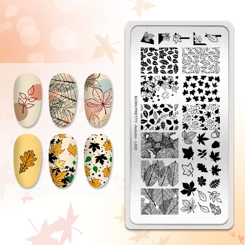 BORN PRETTY Nail Stamping Plates Autumn Flower Design Stainless Steel Manicuring DIY Nail Image Print Plates Stencils Tool
BORN PRETTY Nail Stamping Plates Autumn Flower Design Stainless Steel Manicuring DIY Nail Image Print Plates Stencils Tool