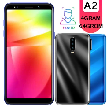 A2 Global version quad core smartphones 4G RAM 64G ROM 5.5" IPS 13MP camera Face ID unlocked android mobile cell phones 2SIM
A2 Global version quad core smartphones 4G RAM 64G ROM 5.5" IPS 13MP camera Face ID unlocked android mobile cell phones 2SIM