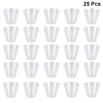 25pcs 150ml Disposable Dessert Cups Hard Plastic Tumblers Clear Containers Disposable Dessert Cup For Jelly Pudding
25pcs 150ml Disposable Dessert Cups Hard Plastic Tumblers Clear Containers Disposable Dessert Cup For Jelly Pudding
