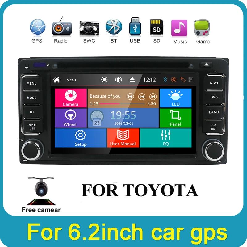 Автомобильный DVD GPS Bosion 2din для Toyota Hilux yaris VIOS Camry Corolla Prado RAV4 2003 2004 2005 2006 2007 2008 камера