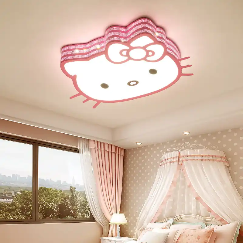 かわいい漫画の子供ベビールーム光のランプ王女ledシーリングライトランプ女の子のための赤ちゃんキッズ子供のルーム寝室の照明 Gooum