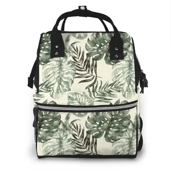 Mummy Bag Tropical Palm Leaves Nappy Backpack Large Capacity Stroller Bag Mom Baby Multi-function Waterproof Diaper Bags
Mummy Bag Tropical Palm Leaves Nappy Backpack Large Capacity Stroller Bag Mom Baby Multi-function Waterproof Diaper Bags