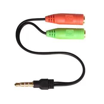 3.5mm Stereo Gold Plated Audio Male to 2 Female Headset Mic Y Splitter Cable Headphone Adapter For Laptop Computer PC 200pcs
3.5mm Stereo Gold Plated Audio Male to 2 Female Headset Mic Y Splitter Cable Headphone Adapter For Laptop Computer PC 200pcs