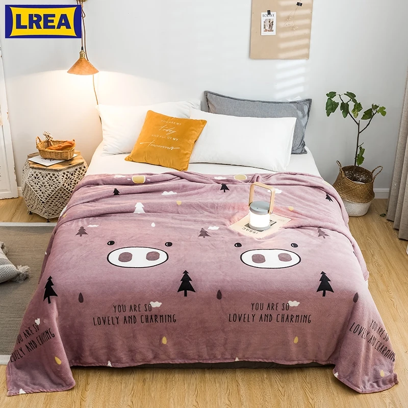 LREA High quality thin soft fashion printing good night pattern coral fleece blanket throwing winter bed sheets comfotable
LREA High quality thin soft fashion printing good night pattern coral fleece blanket throwing winter bed sheets comfotable