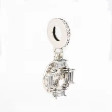 

DoDoFly S925 sterling silver pendant new winter ice sculpture swing charm pendant Fit Original Charms Necklace