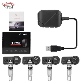 USB Android TPMS Car Tire Pressure Monitor with 4 External Sensors 116 psi Monitoring Alarm System 5V Wireless Transmission TPMS
USB Android TPMS Car Tire Pressure Monitor with 4 External Sensors 116 psi Monitoring Alarm System 5V Wireless Transmission TPMS