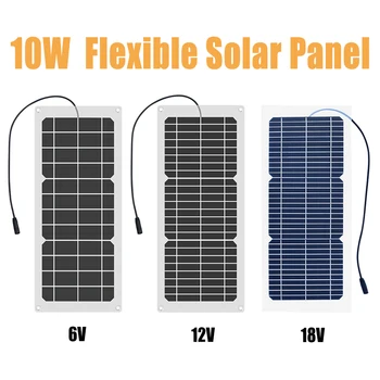 10W 12V Flexible Solar Panel Monocrystalline solar cell System Home Module Kit for 12v Battery mobile phone car boat outdoor RV
10W 12V Flexible Solar Panel Monocrystalline solar cell System Home Module Kit for 12v Battery mobile phone car boat outdoor RV