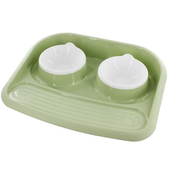 Pet Dog Bowls Puppy Dog Food Bowl Stainless Steel Cat Bowl Water Food Storage Feeder Non-Toxic PP Resin Combo Rice Basin Green
Pet Dog Bowls Puppy Dog Food Bowl Stainless Steel Cat Bowl Water Food Storage Feeder Non-Toxic PP Resin Combo Rice Basin Green