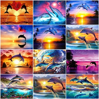 AZQSD 5D Diamond Embroidery Mosaic Animal DIY Full Square Drill Handmade Gift Diamond Painting Dolphin Home Decoration
AZQSD 5D Diamond Embroidery Mosaic Animal DIY Full Square Drill Handmade Gift Diamond Painting Dolphin Home Decoration