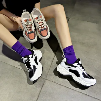 Reflect Light Sneakers Woman 2020 Season Dad Shoe Woman Ulzzang Original Su All-match Casual Shoes Woman 
Reflect Light Sneakers Woman 2020 Season Dad Shoe Woman Ulzzang Original Su All-match Casual Shoes Woman