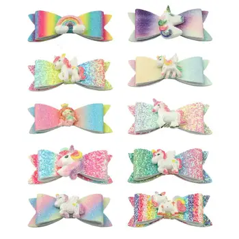 free shipping 10pcs 3'' Princess gradient ramp Hairgrips Unicorn Glitter Hair Bows with Clip Dance Party Bow Hair Clip
free shipping 10pcs 3'' Princess gradient ramp Hairgrips Unicorn Glitter Hair Bows with Clip Dance Party Bow Hair Clip