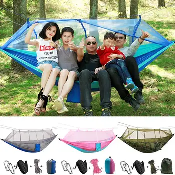 Tent Hammock Practical Sturdy Nylon 4color Mosquito Net Camping Lifts Hanging Camping Tents Durable Outdoors Travel Couch
Tent Hammock Practical Sturdy Nylon 4color Mosquito Net Camping Lifts Hanging Camping Tents Durable Outdoors Travel Couch