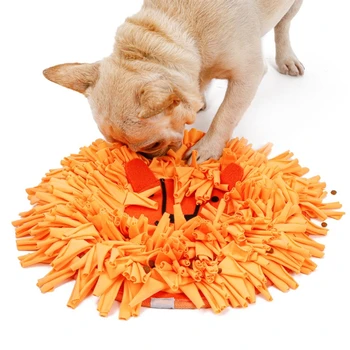 Round Lion Head Washable Pet Snuffle Feeding Mat Dog Puzzle Toy Nosework Blanket
Round Lion Head Washable Pet Snuffle Feeding Mat Dog Puzzle Toy Nosework Blanket