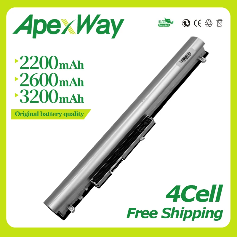 

ApexWay Battery for HP Pavilion TouchSmart 14 15 248 340 350 15-B119TX LA04041DF F3B96AA TPN-Q132 B003TX B004TX LA04041