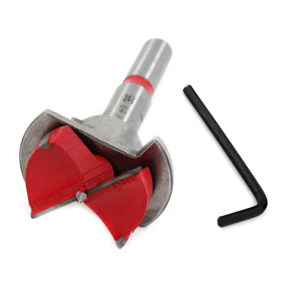 35MM Tipped Hinge Cutter Wood Positioning Drill Bit Reamer with Guide for Woodworking Drilling Tools Carbide with Wrench New
35MM Tipped Hinge Cutter Wood Positioning Drill Bit Reamer with Guide for Woodworking Drilling Tools Carbide with Wrench New