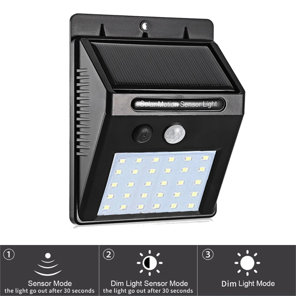 1-4pcs 30 LEDs Solar light Solar Panel Power lamp PIR Motion Sensor Path light Street Porch Security Outdoor Waterproof Wall lam
1-4pcs 30 LEDs Solar light Solar Panel Power lamp PIR Motion Sensor Path light Street Porch Security Outdoor Waterproof Wall lam