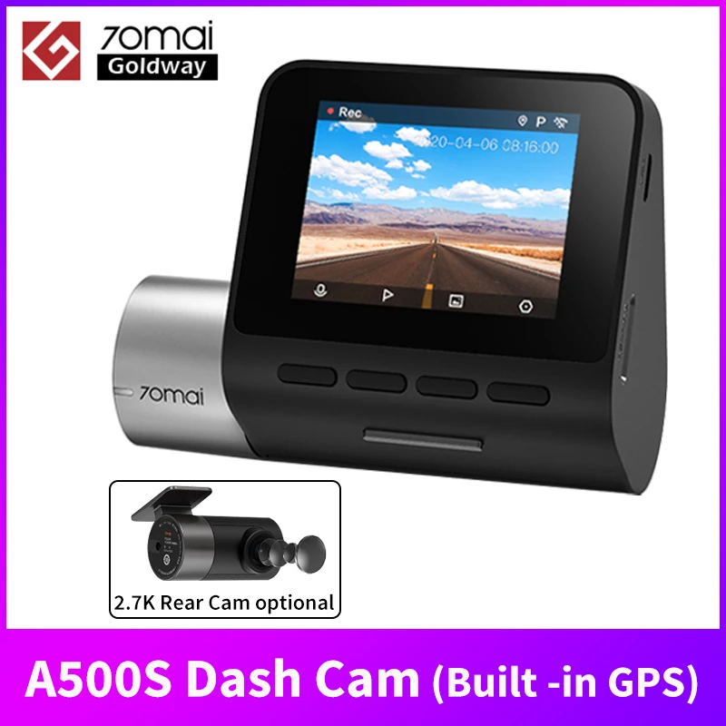 В наличии A500S GPS Добавить заднюю камеру 2 7 K RC06 видеорегистратор 1944P скорость