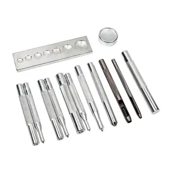 DIY Buttons Installation Metal Tools Snap Fasteners Buttons Rivets Press Studs Hand Punch Tool Set Kit for Leather Crafts
DIY Buttons Installation Metal Tools Snap Fasteners Buttons Rivets Press Studs Hand Punch Tool Set Kit for Leather Crafts
