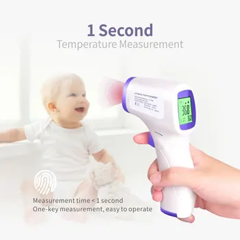 Digital Infrared Baby Thermometer Kids Adult Ear Forehead Non-contact Body Thermometer LCD Backlight Multifunction Thermometer
Digital Infrared Baby Thermometer Kids Adult Ear Forehead Non-contact Body Thermometer LCD Backlight Multifunction Thermometer