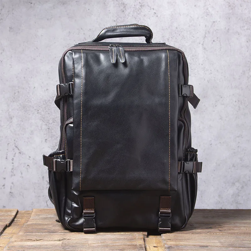 Casual simple men's genuine leather backpack natural leather large-capacity computer backpack ladies daily fashion travel bag
Casual simple men's genuine leather backpack natural leather large-capacity computer backpack ladies daily fashion travel bag