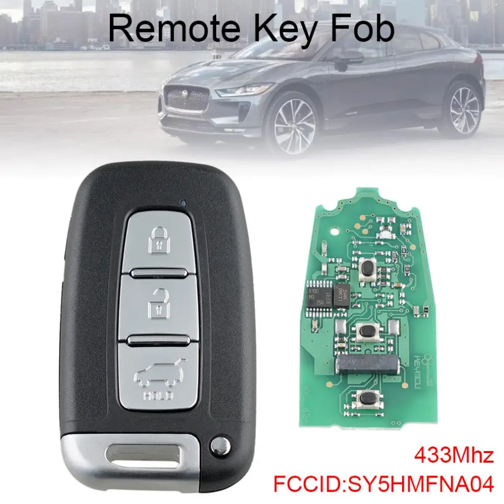433Mhz 4 Buttons Remote Smart Key with PCF7952AF Chip SY5HMFNA04 Fit for Hyundai New
433Mhz 4 Buttons Remote Smart Key with PCF7952AF Chip SY5HMFNA04 Fit for Hyundai New