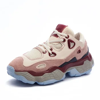 Breathable Leather Women's Chunky Sneakers 2019 Fashion Spring Platform Women Sneaker Woman Trainers Shoes Ladies Footwear
Breathable Leather Women's Chunky Sneakers 2019 Fashion Spring Platform Women Sneaker Woman Trainers Shoes Ladies Footwear