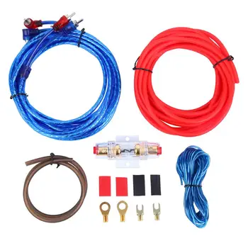 Car Audio Speakers Wiring kits Cable Amplifier Subwoofer Speaker Installation Wires Kit 10GA Cable Set Power 60 Amp Fuse Holder
Car Audio Speakers Wiring kits Cable Amplifier Subwoofer Speaker Installation Wires Kit 10GA Cable Set Power 60 Amp Fuse Holder