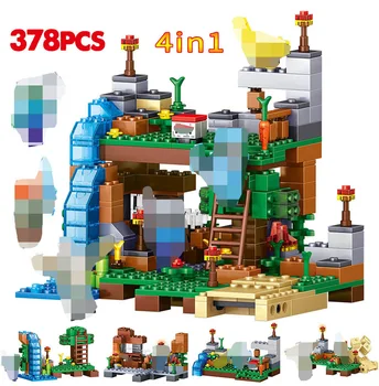 378 Pcs Waterfall 4 IN 1 Building Blocks Compatible City DIY Garden Action Figures Bricks Toys For Kids Gift
378 Pcs Waterfall 4 IN 1 Building Blocks Compatible City DIY Garden Action Figures Bricks Toys For Kids Gift